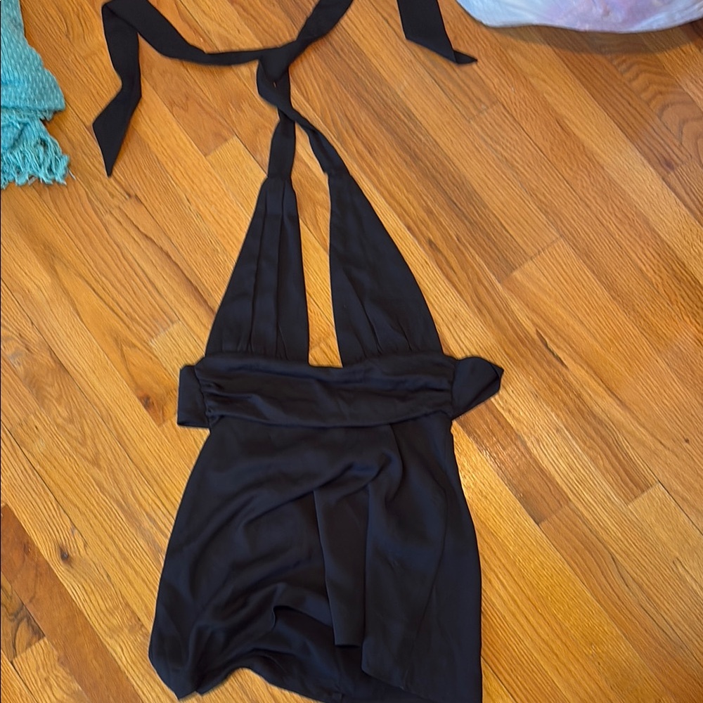 White Fox Boutique Black Mini Dress Worn Once